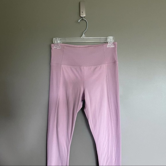 Athleta Elation Hybrid High Rise Rib Tight Pink Sm - Picture 9 of 16